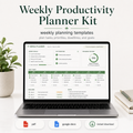 Weekly Productivity Planner Kit